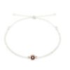White rope-rose gold