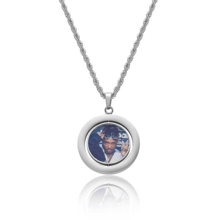 Custom Rotating Photo Necklace