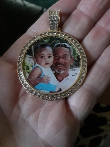 Personalized Picture Custom Heart Photo Necklace photo review