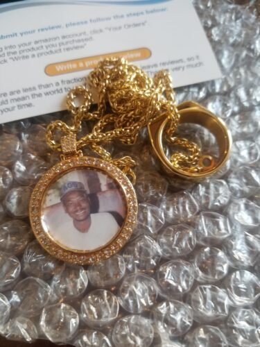 Personalized Picture Custom Heart Photo Necklace photo review