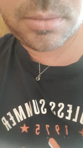 Personalized Heart Photo Necklace For Lover photo review