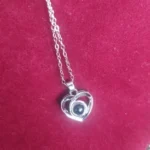 Personalized Heart Photo Necklace For Lover photo review