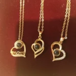 Personalized Heart Photo Necklace For Lover photo review
